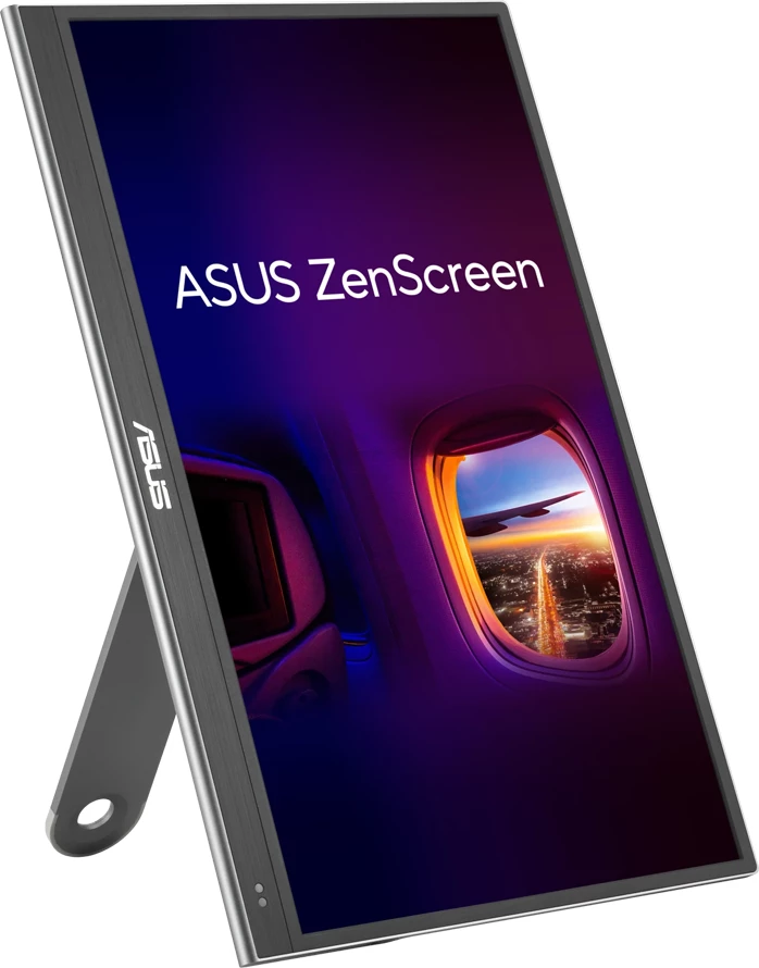 Monitor portativ ASUS ZenScreen OLED MQ16AHE 16\" FHD OLED 100% DCI-P3 HDR10 USB-C Mini HDMI gri