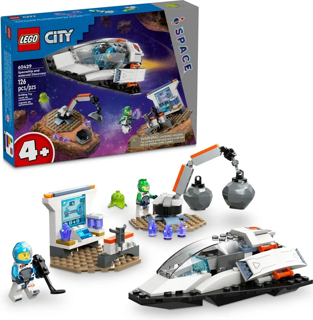 Set LEGO CITY 60429 Spaceship dhe Asteroid Discovery