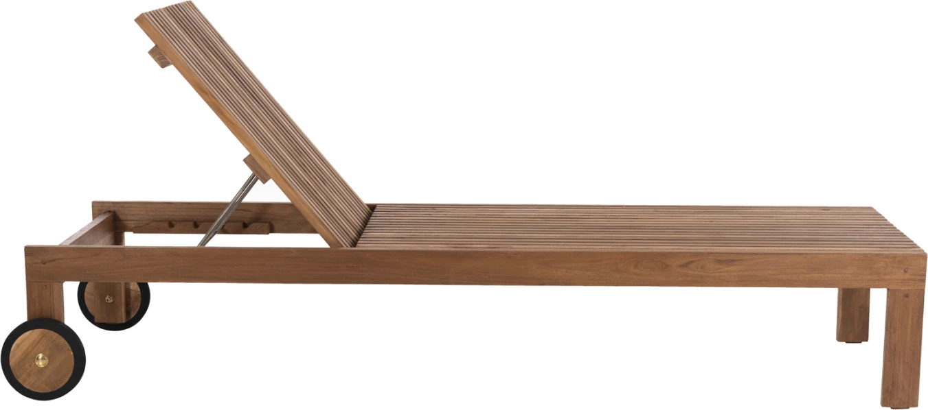 Shezlong LAGERTHA FH5963.11 dru teak ngjyrë natyrale 200x65x102H cm