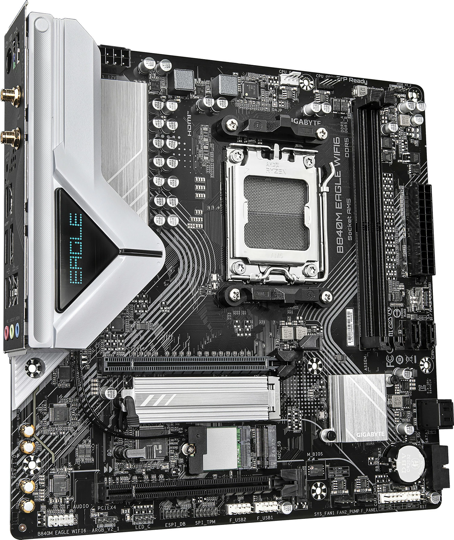 Pllakë amë Gigabyte B840M EAGLE WiFi6, Socket AM5, micro ATX, DDR5