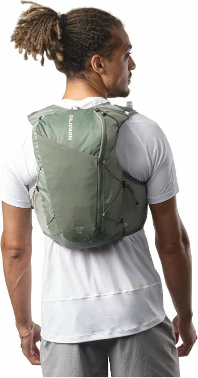 Çanta për aktivitete jashtë, Salomon, për meshkuj dhe femra, e gjelbër