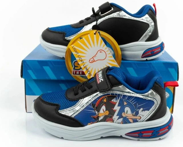 Atlete fëmijësh Leomil Sonic me drita LED, me shirit
