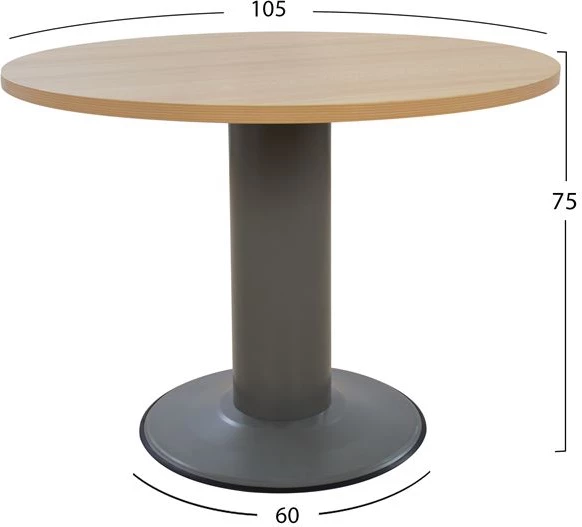 Tavolinë profesionale për konferenca zyre FH2054.11, ngjyrë lisi, D105x75 cm