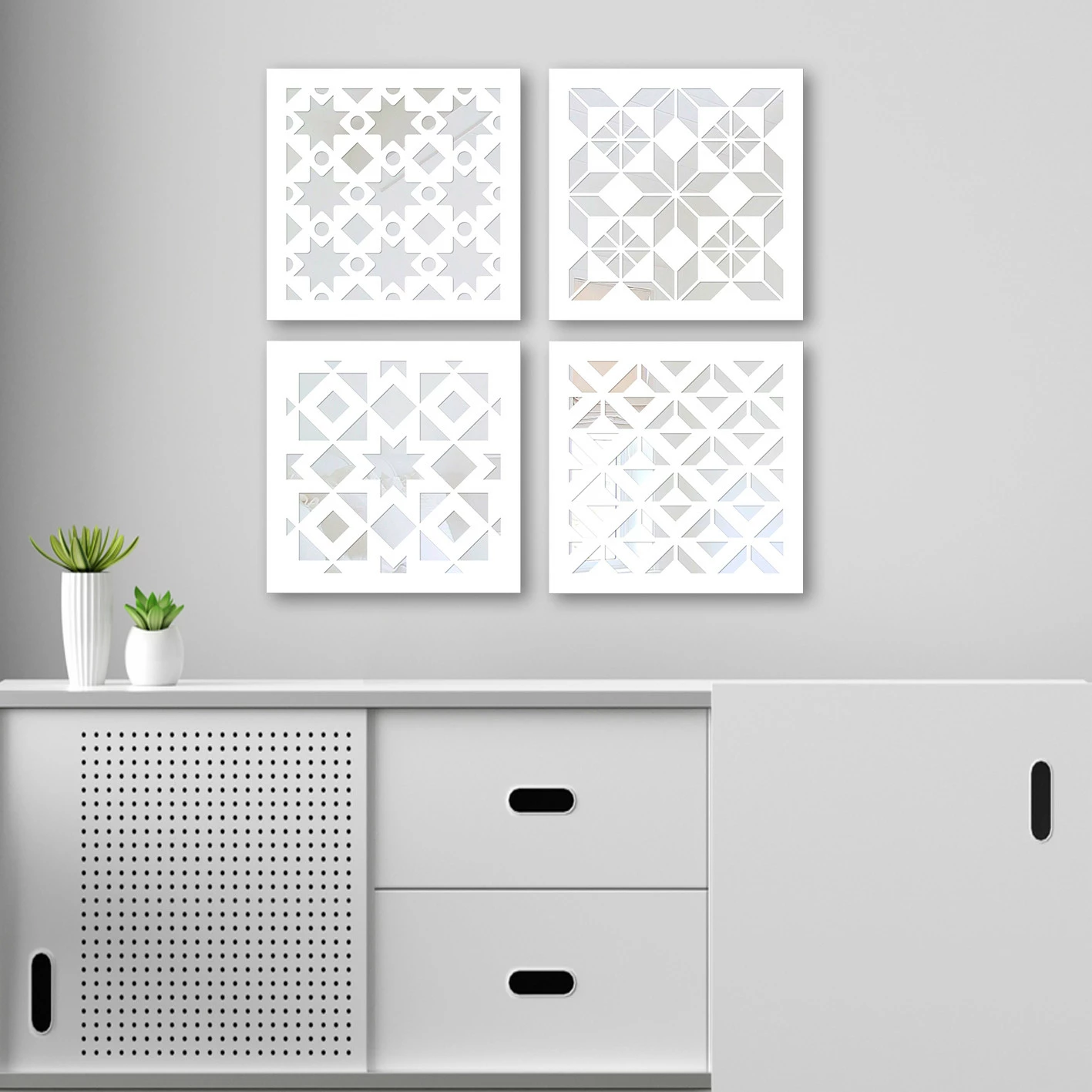 Set pasqyrash (4 copë), Wallity, BYZ1508840039