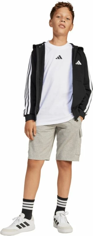 Duks për fëmijë adidas, zi e bardhë [Madhësia: 128 cm]