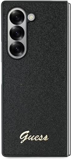 Mbështjellës Guess 4G Glitter Script për Samsung Galaxy Z Fold 6, i zi