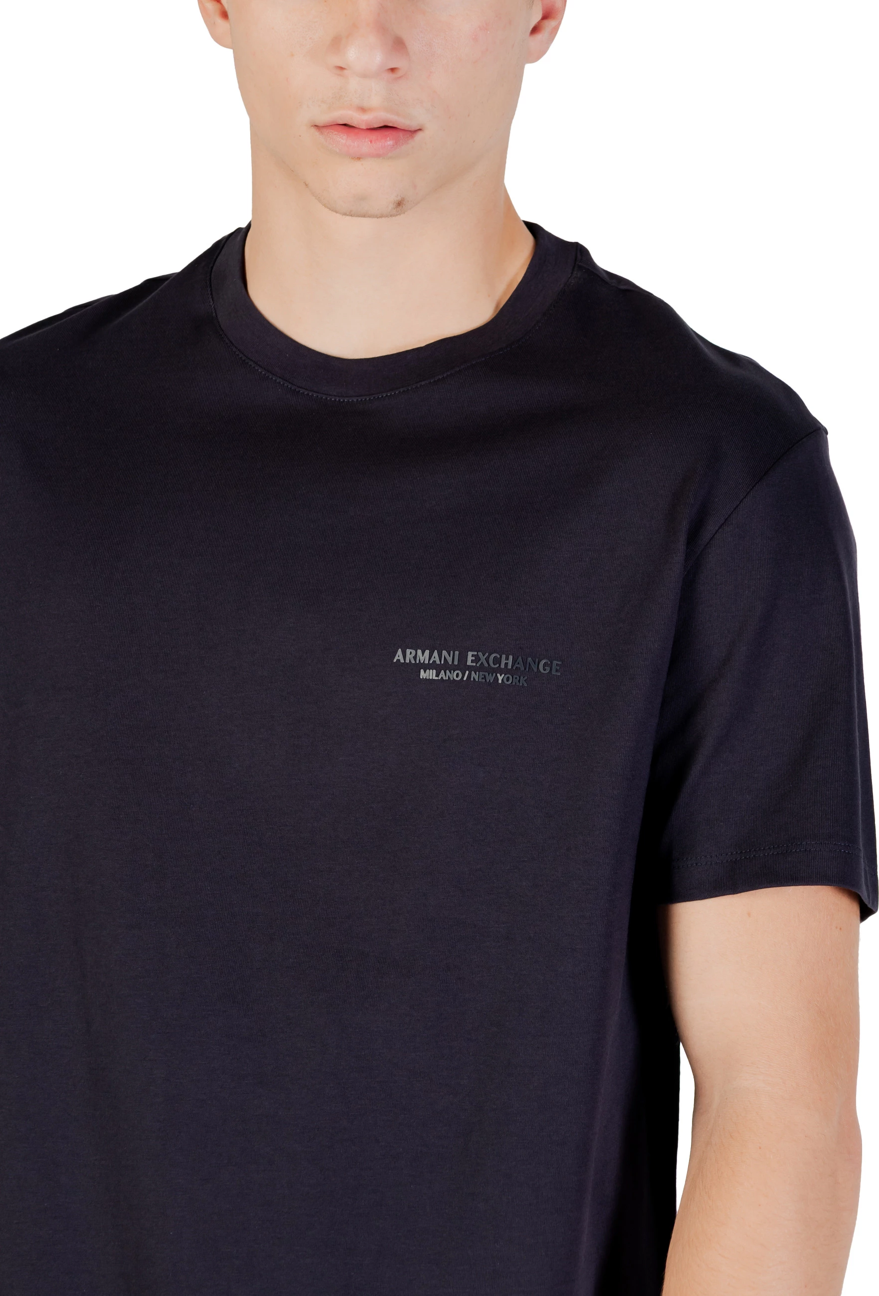 Maicë për meshkuj Armani Exchange XM001281 AF10361, blu e errët [Madhësia: XS]