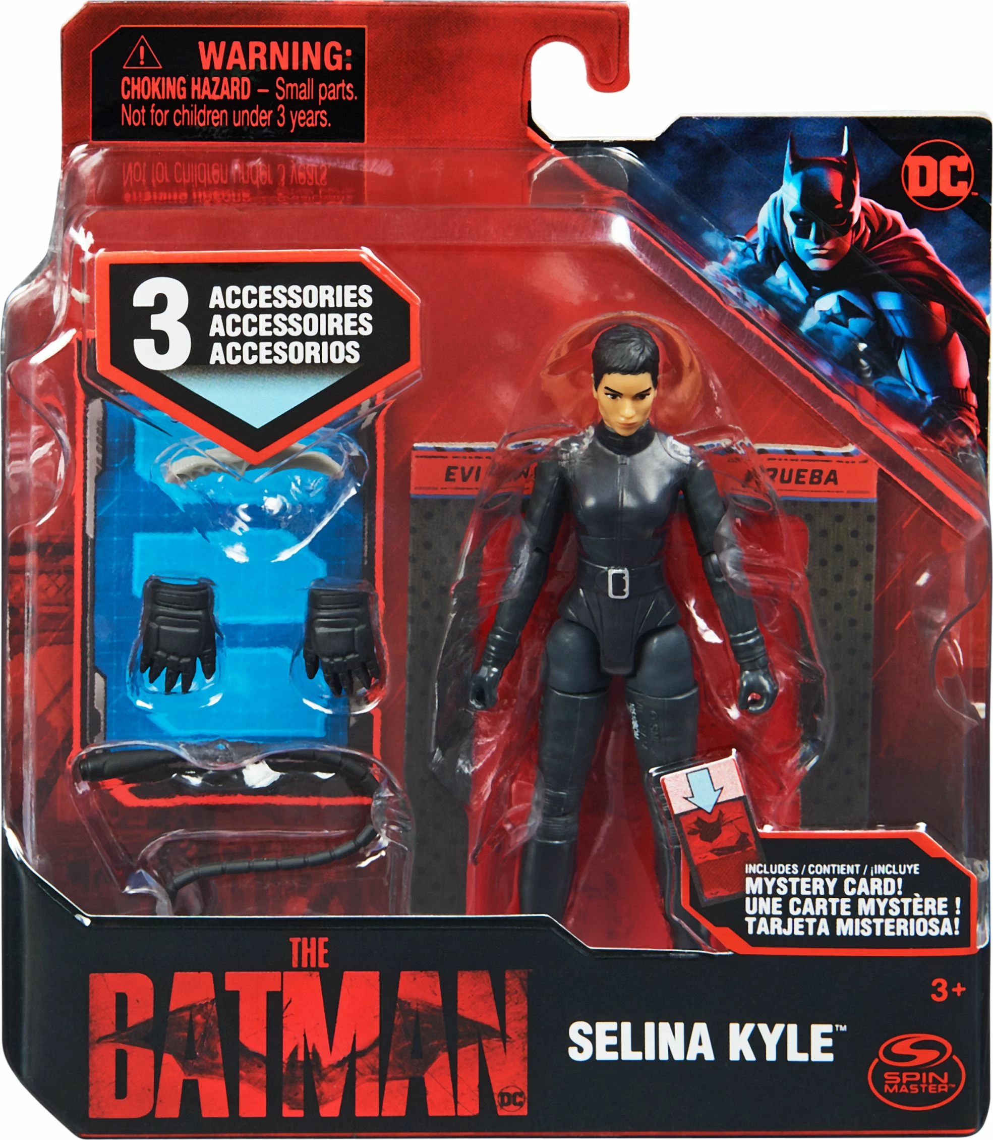 Figurë aksioni Spin Master Batman 6060653/20130922 Selina Kyle 30 cm, 3 aksesorë, e zezë