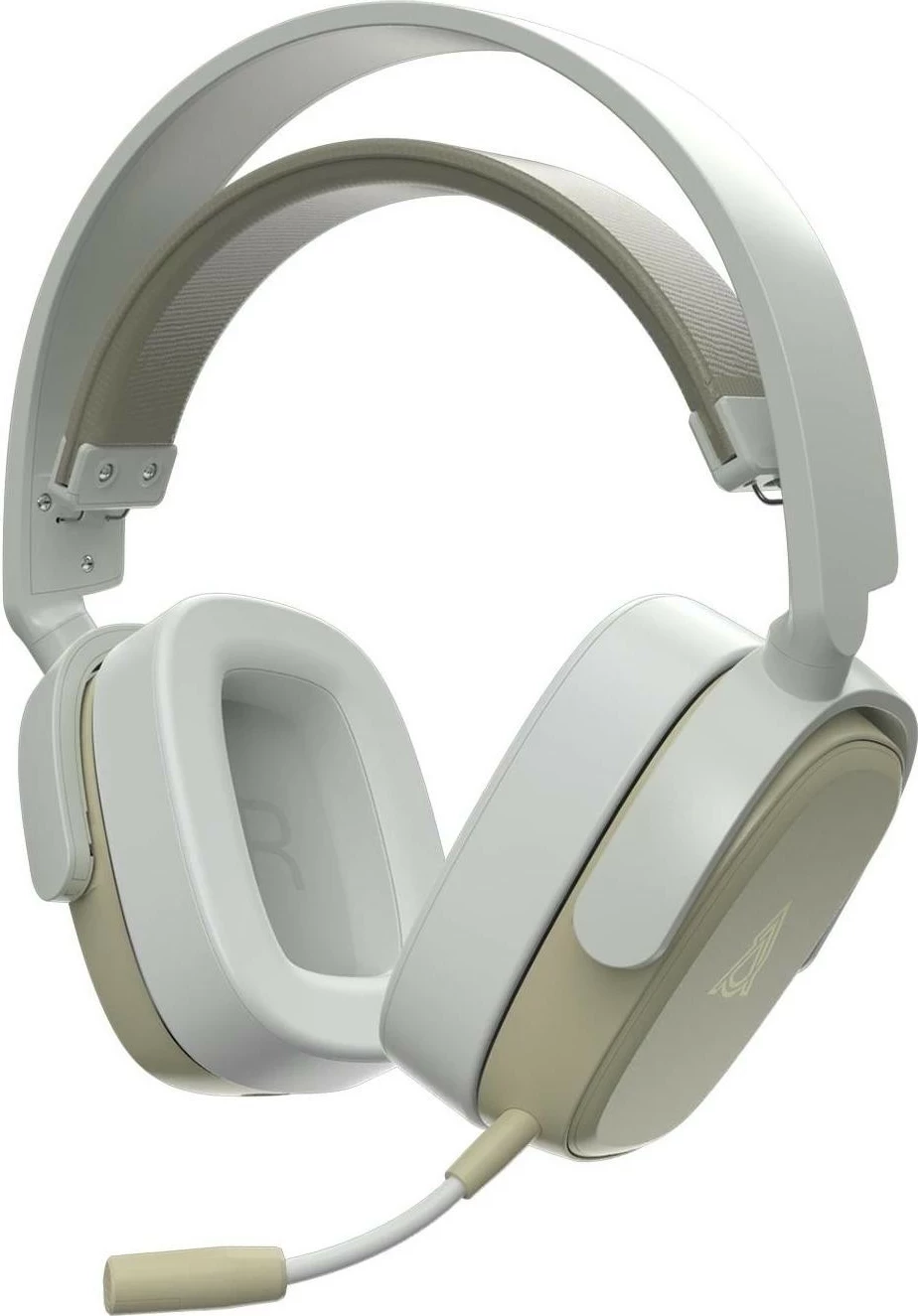 Kufje Ajazz AHM09 MAX 3-Mode, wireless/USB/3.5mm, mikrofon i shkëputshëm, gri