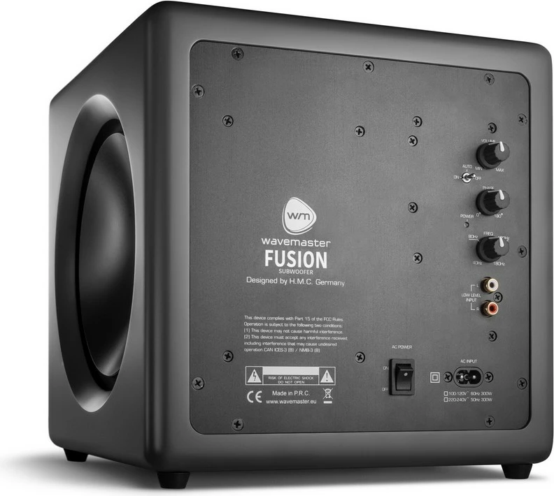 Subwoofer aktiv Wavemaster FUSION, 125W, 8 inch, gri