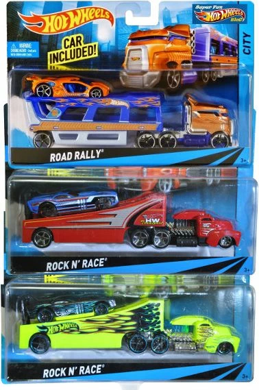 Set kamion lodër Hot Wheels BDW51 shkallë 1:64, 1 copë, shumëngjyrësh (model i rastësishëm)