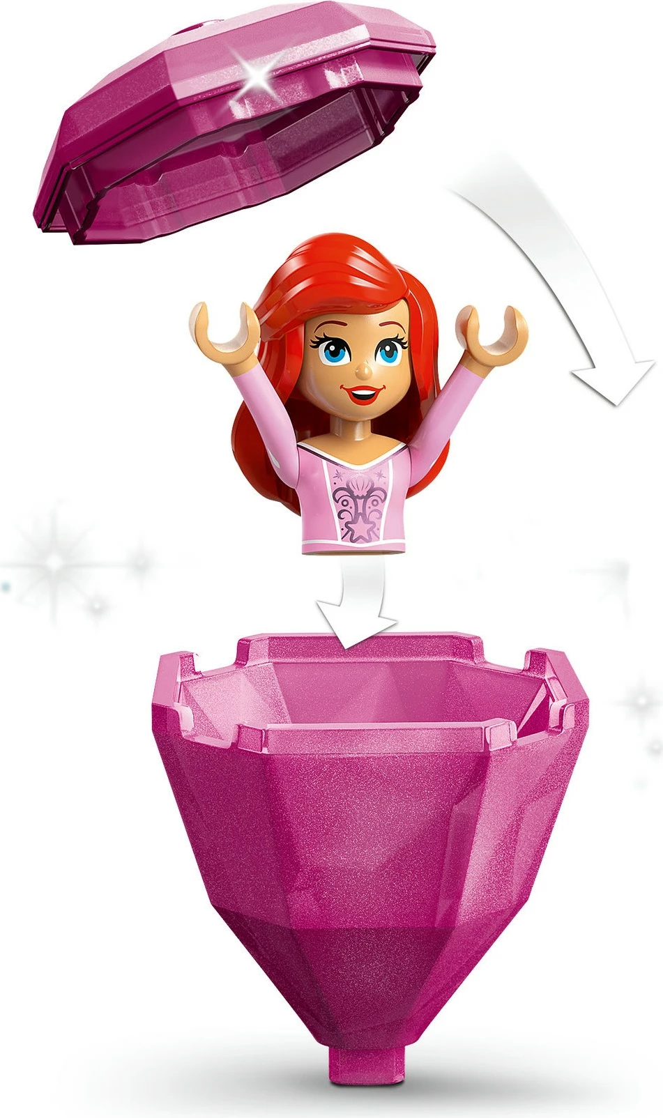 Set ndërtimi LEGO Disney Princess 43259 Arielle, 93 pjesë, multikolor