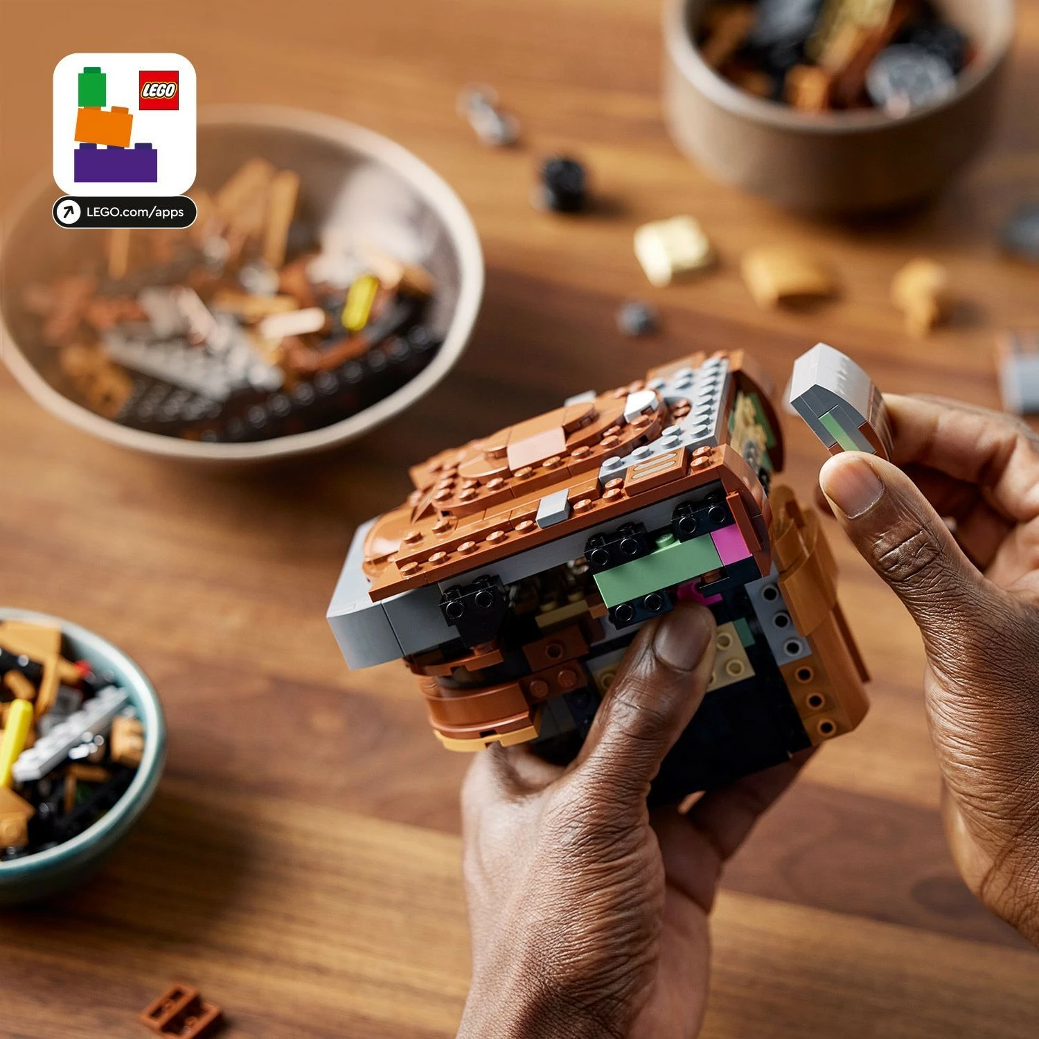 Set ndërtimi LEGO Star Wars 75351 helmetë Princesha Leia (Boushh), 670 pjesë, multikolor