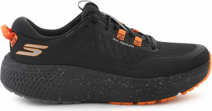 Atlete Skechers, të zeza-portokalli