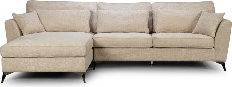 Kënd divani Forever, kënd majtas, ngjyrë grez Anthology 02, 316x185x92cm