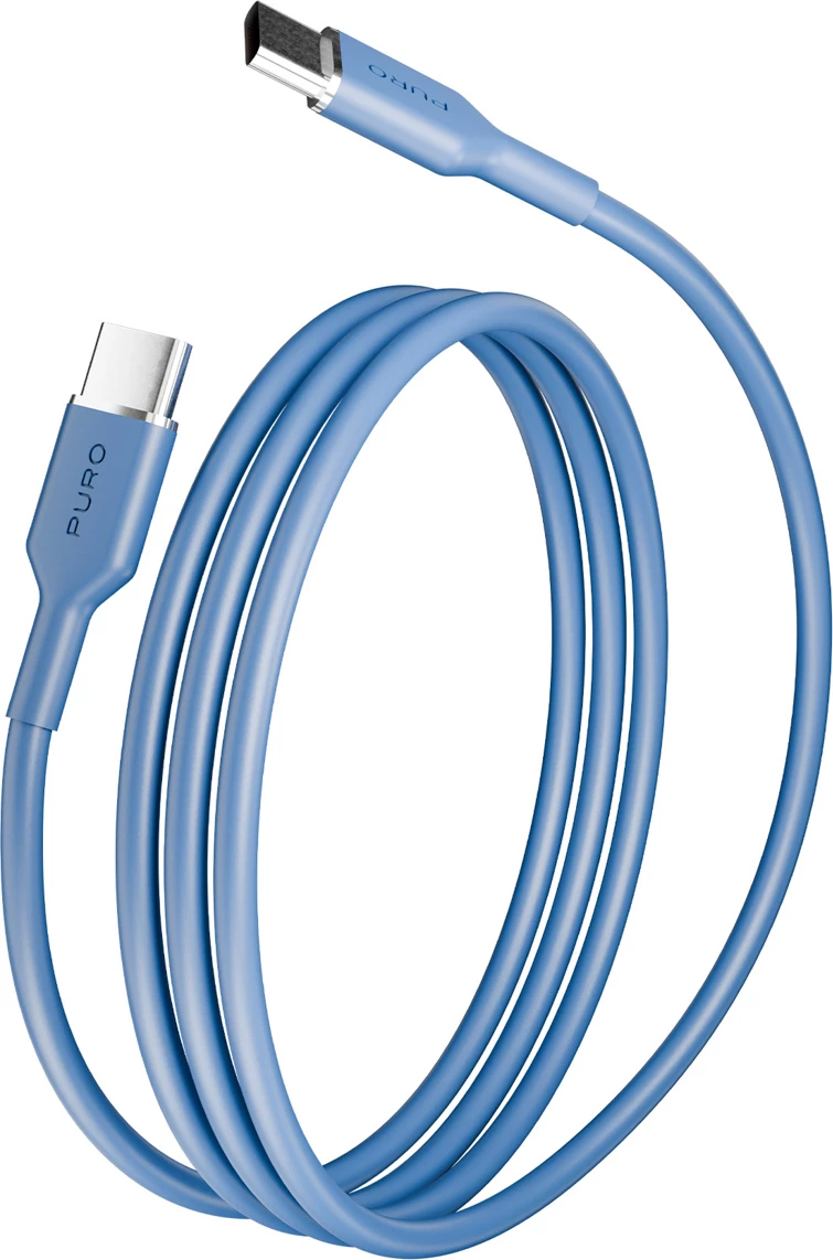 Kabllo USB-C në USB-C Puro ICON 1.5 m, kaltër