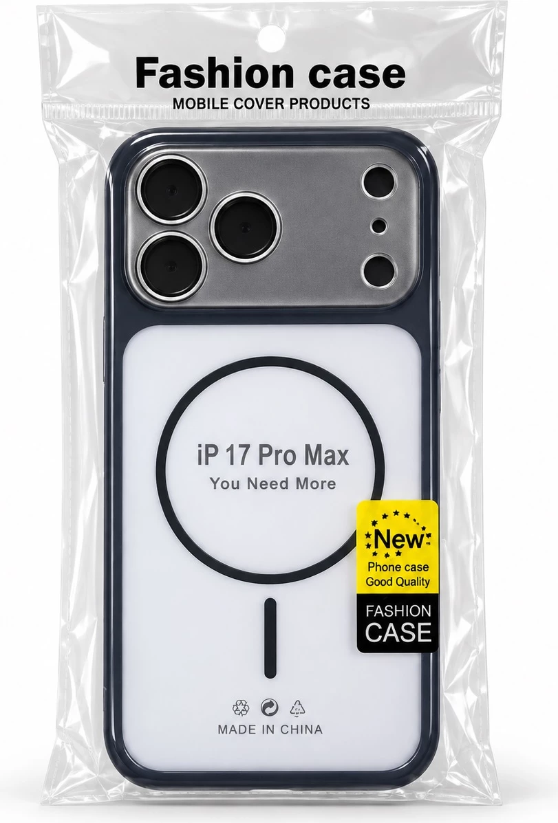 Mbrojtëse për iPhone 17 Pro Max – E Bardhë dhe Transparente