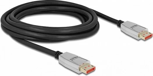 Kabllo DisplayPort DeLOCK 1.4, 3 m, 8K 60 Hz, e zezë