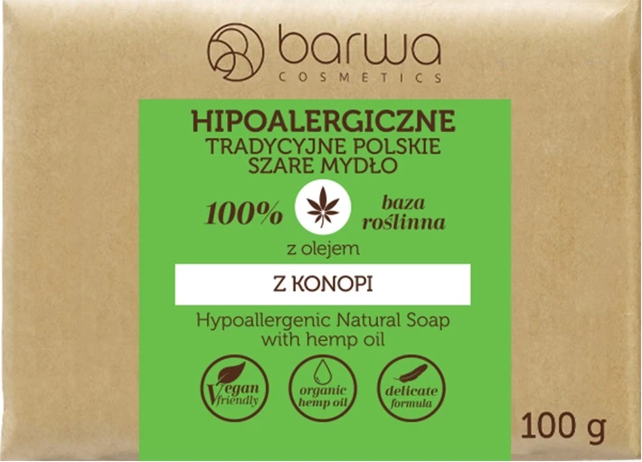 Sapun tradicional gri me vaj kërpi Barwa 100g