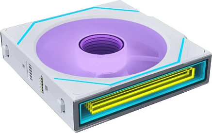 Ventilator për kasë Lian Li UNI FAN SL-INF 140 ARGB Wireless Reverse Blade PWM, 140mm, i bardhë