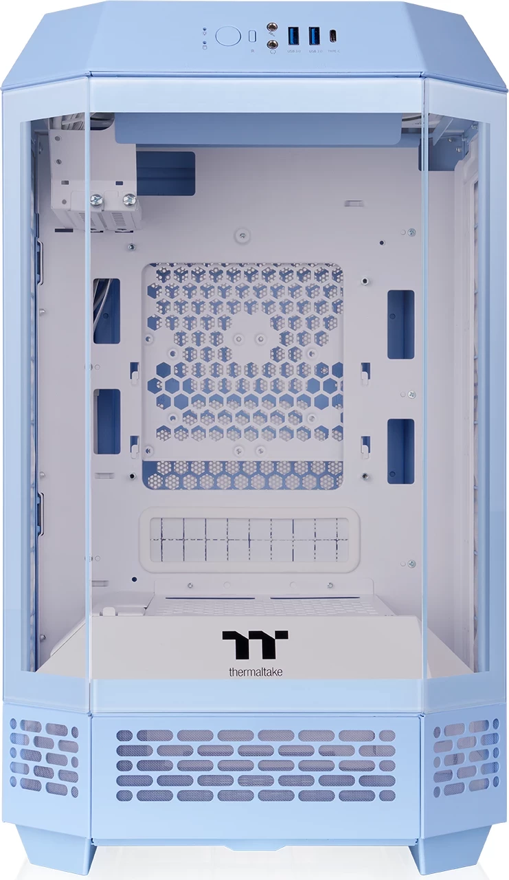 Kasë Thermaltake The Tower 250 TG, Mini Tower, Hydrangea Blue