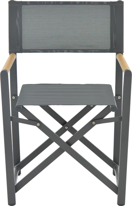 Karrige regjisori Mabu, ngjyrë e errët gri, alumin, 56x48x86cm