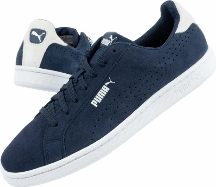 Atlete për meshkuj Puma Smash Perf M, të bardha dhe blu deti