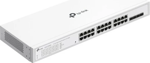 Switch TP-Link Festa FS328G, 24 porte Gigabit, 4 SFP, rackmount, i bardhë