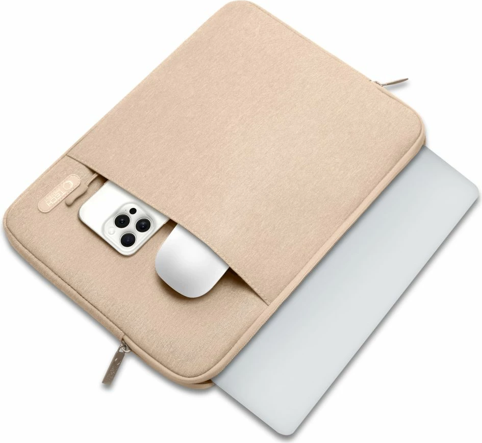 Mbështjellës laptopi Tech-Protect Sleevy 15-16, bezhë