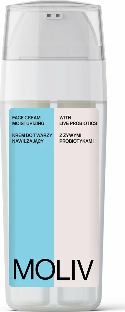 Krem fytyre MOLIV Face Moisturizing Cream me probiotikë të gjallë 30 ml, vegan