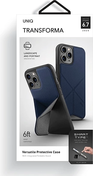 Mbështjellës UNIQ Transforma për iPhone 12 Pro Max, kaltër