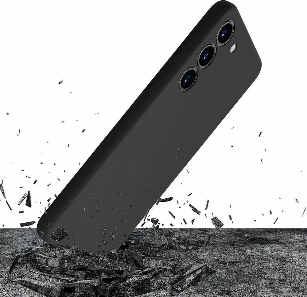 Mbështjellës silikoni 3mk për Samsung Galaxy S23+, i zi