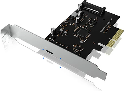 Kartë kontrolleri USB Type-C ICY BOX IB-PCI1901-C32, PCIe 3.0, USB 3.2 Gen2 20Gbps, 1x USB-C, e zezë
