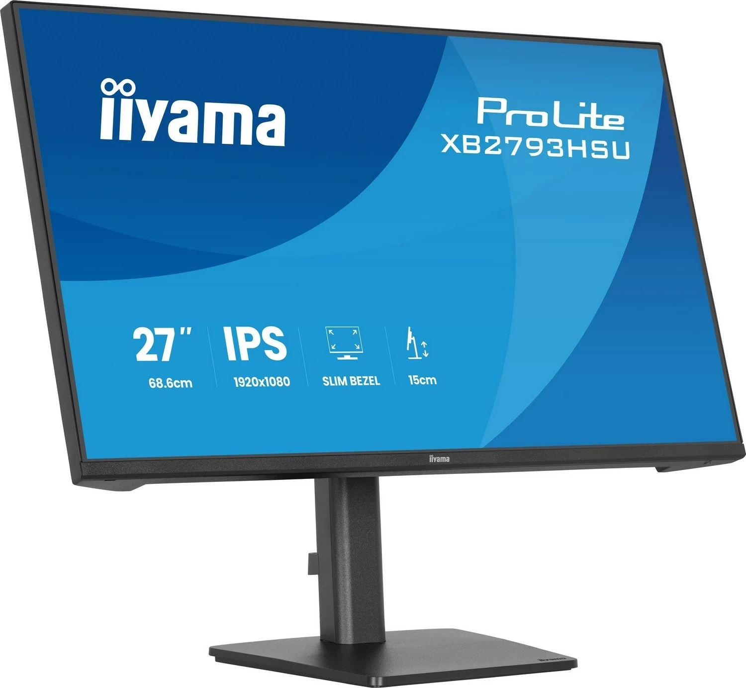 Monitor iiyama ProLite XB2793HSU-B1, 27 inch, Full HD, IPS, LED, e zi