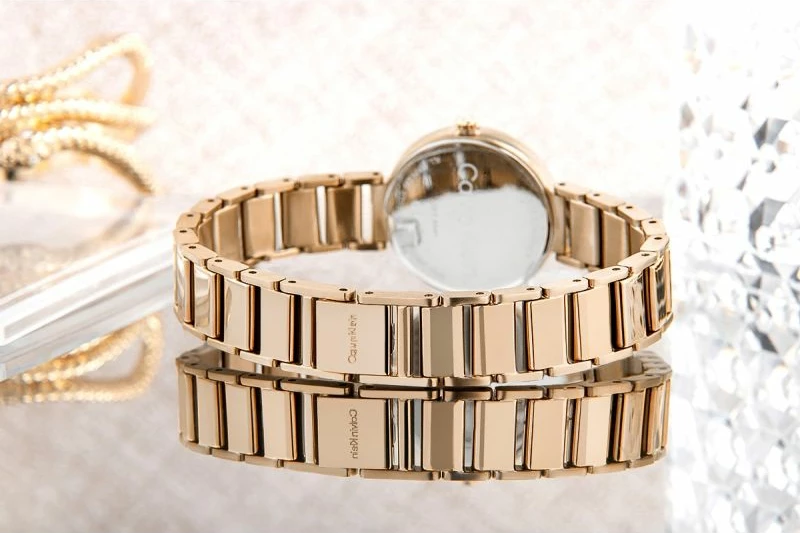 Orë dore për femra Calvin Klein, gold rose