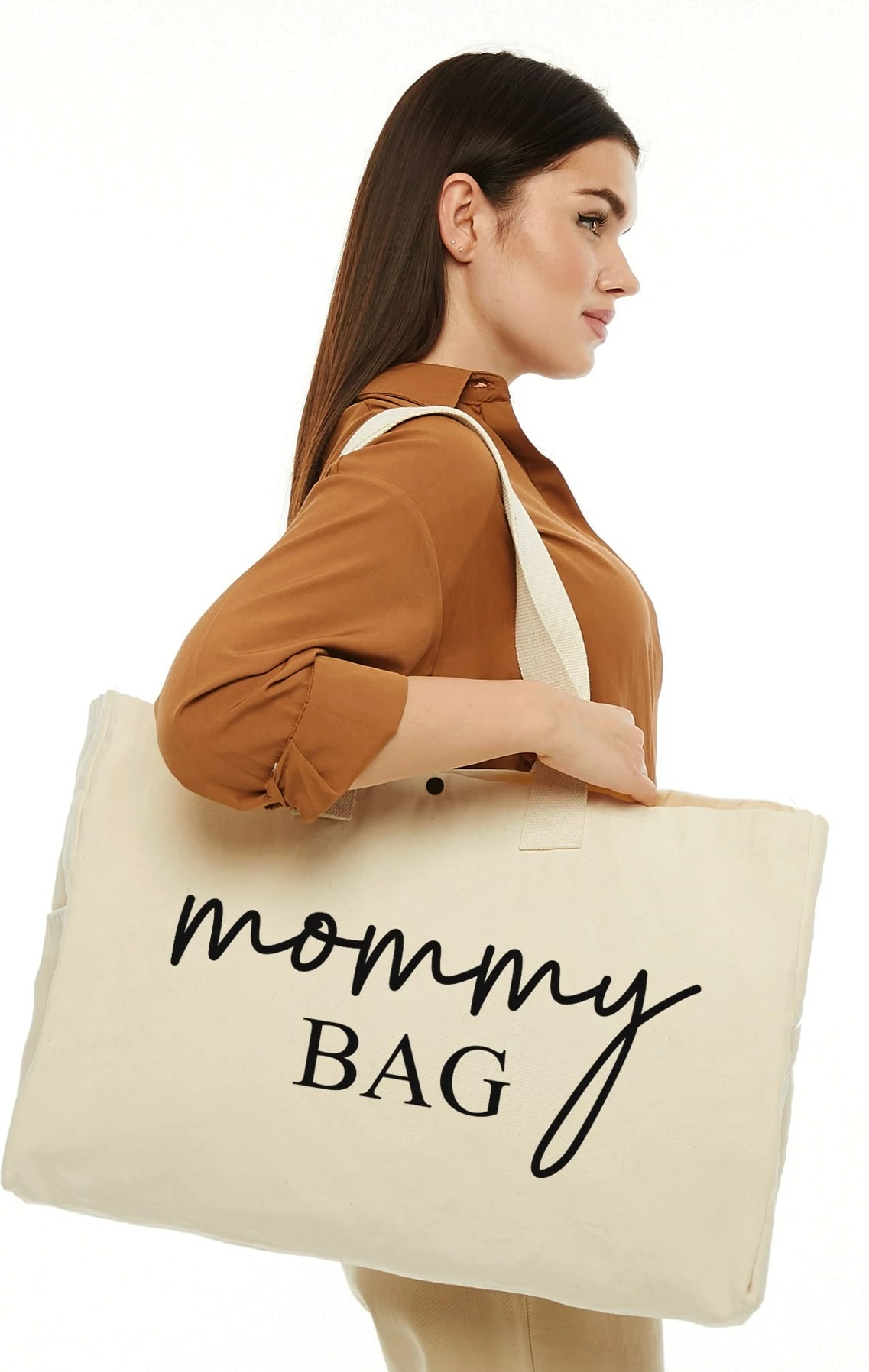 Çantë tote Zoozie Bags, krem, 2204