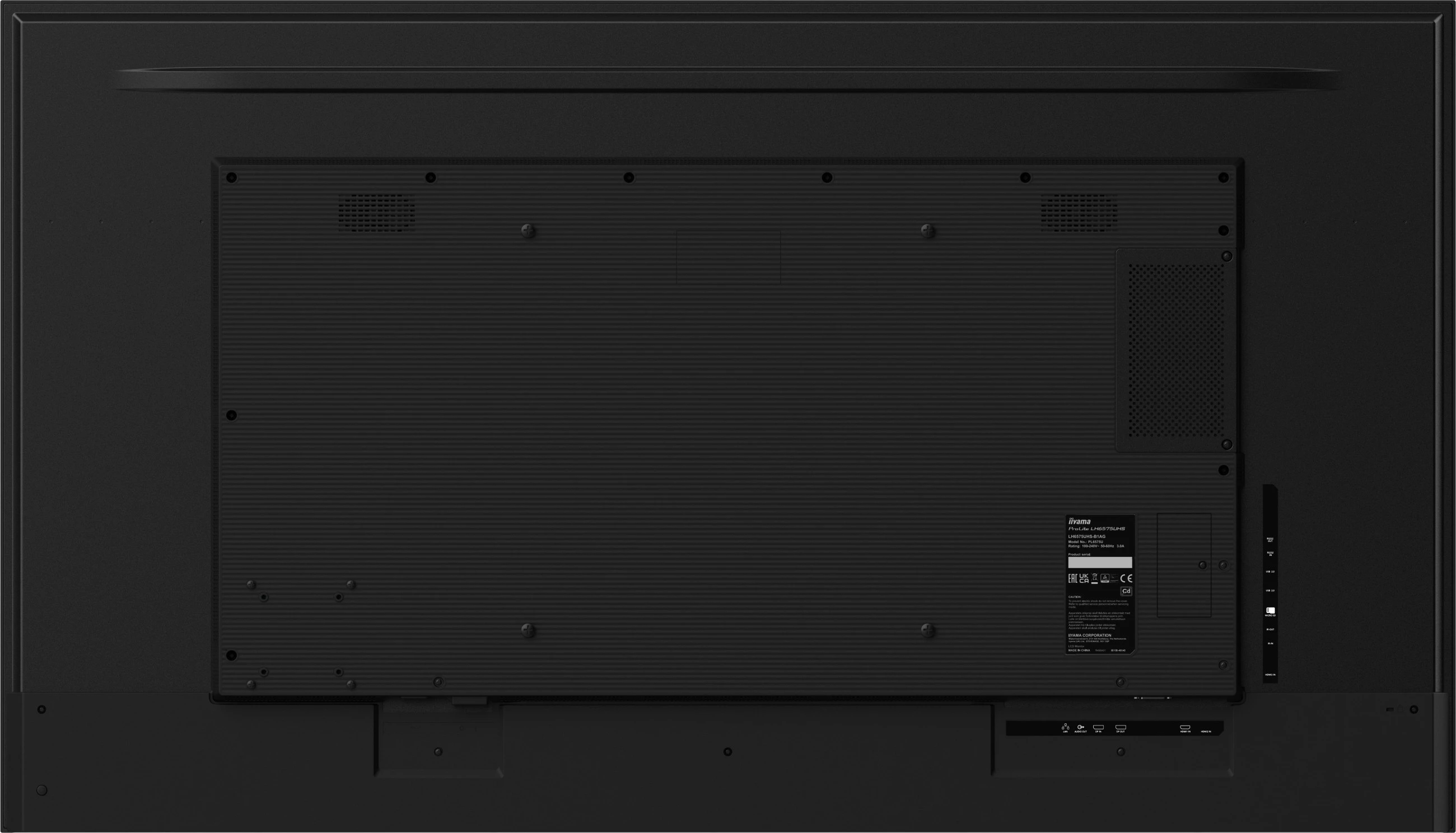 Ekran dixhital iiyama ProLite, 65", 4K UHD, Wi-Fi