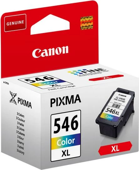 Kartush boje, Canon, CL-546XL, XL rendiment i lartë 13 ml deri 300 faqe, ngjyrë
