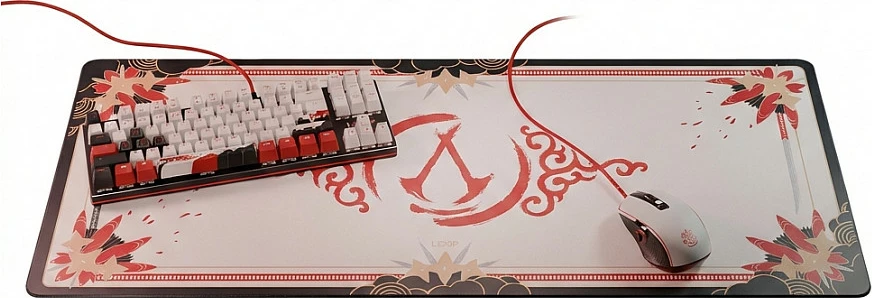 Set tastierë + Maus + Mauspad gaming LEXIP x Ubisoft Assassin’s Creed Shadows Master Box, layout DE