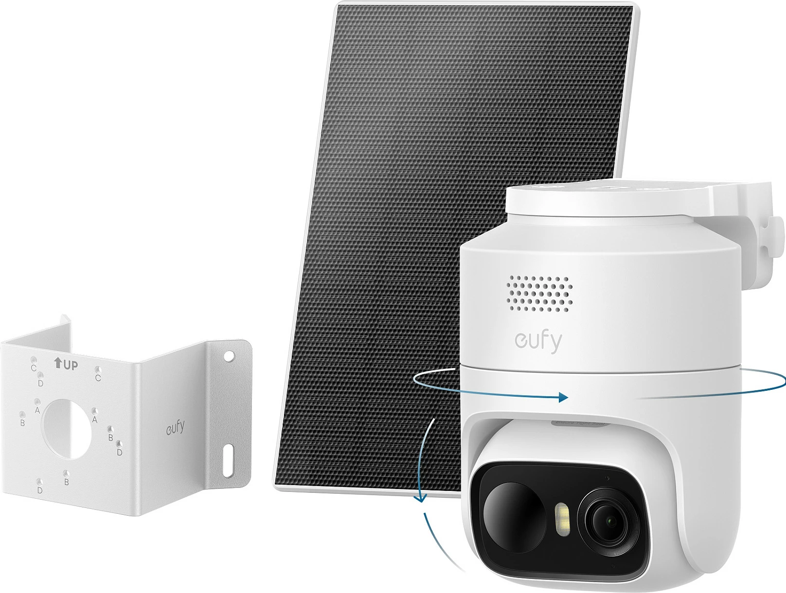 Kamerë sigurie Wi-Fi EUFY eufyCam C36 Solo, me panel solar, e bardhë