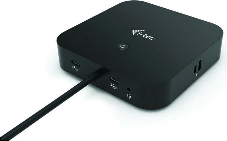 Stacion docking I-Tec USB-C, HDMI + DisplayPort, LAN Gigabit, Power Delivery 100W, 2x 4K@60Hz, i zi