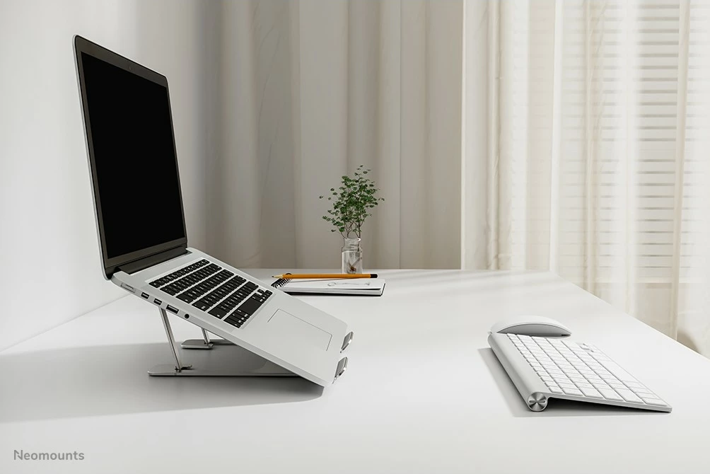 Mbajtës laptopi Newstar NSLS085SILVER, alumini, 10-17 inç, argjendtë