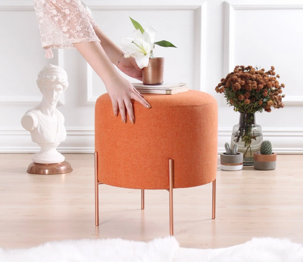 Puf Atelier del Sofa, portokalli, 42 cm