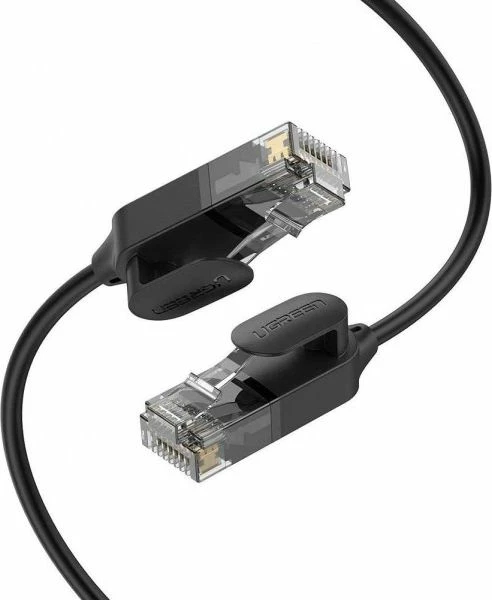 Kabllo Ethernet Ugreen NW122 Cat.6A UTP 2m, e zezë