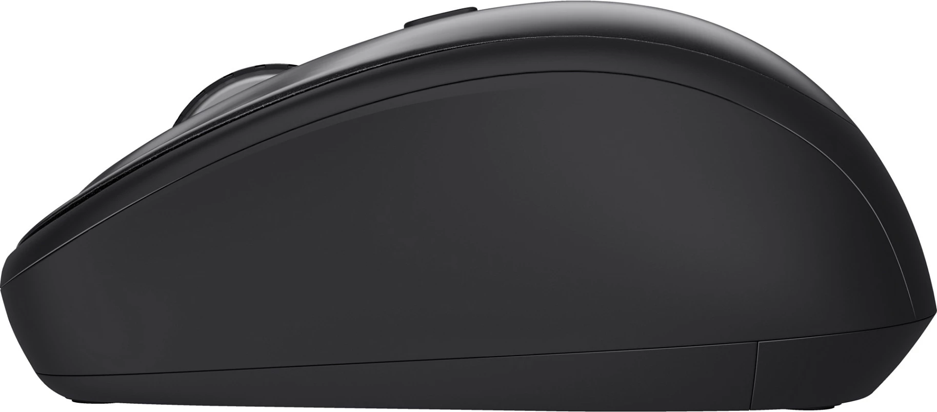 Maus Trust TM-201, wireless RF 2.4GHz, 1600 DPI, për dorë të djathtë, i zi