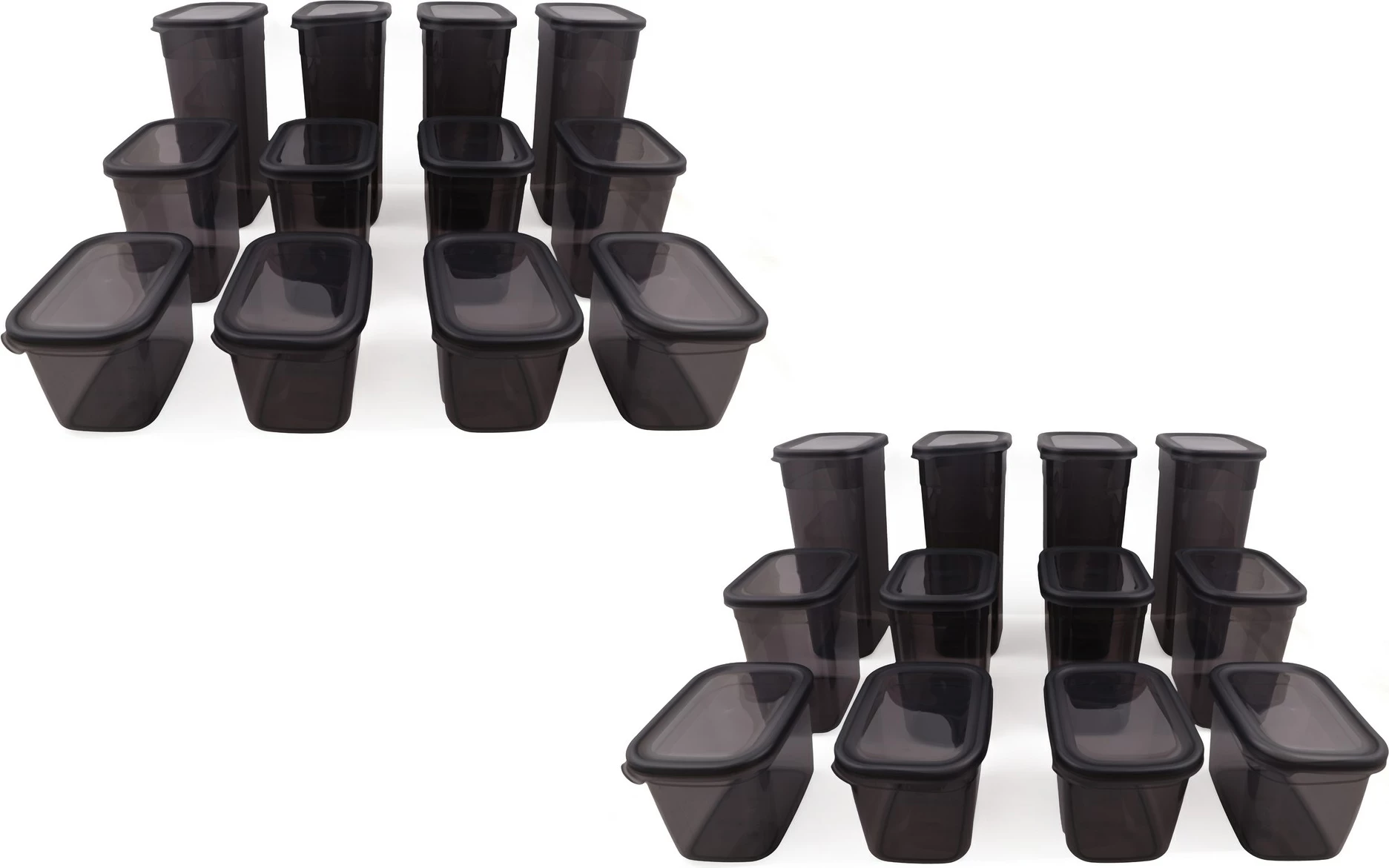 Set kuti për organizim (24 copë), anthracite, BNMPEGYAR24-13232 v2