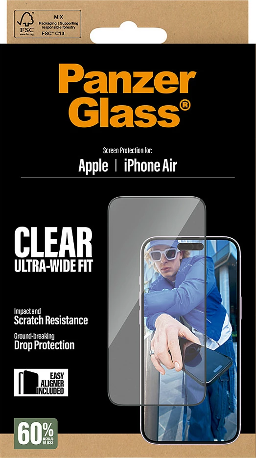 Mbrojtës xhami PanzerGlass iPhone Air UWF