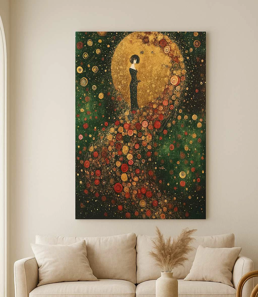 Pikturë dekorative në kanavacë, shumëngjyrëshe, Wallity, 70x100cm