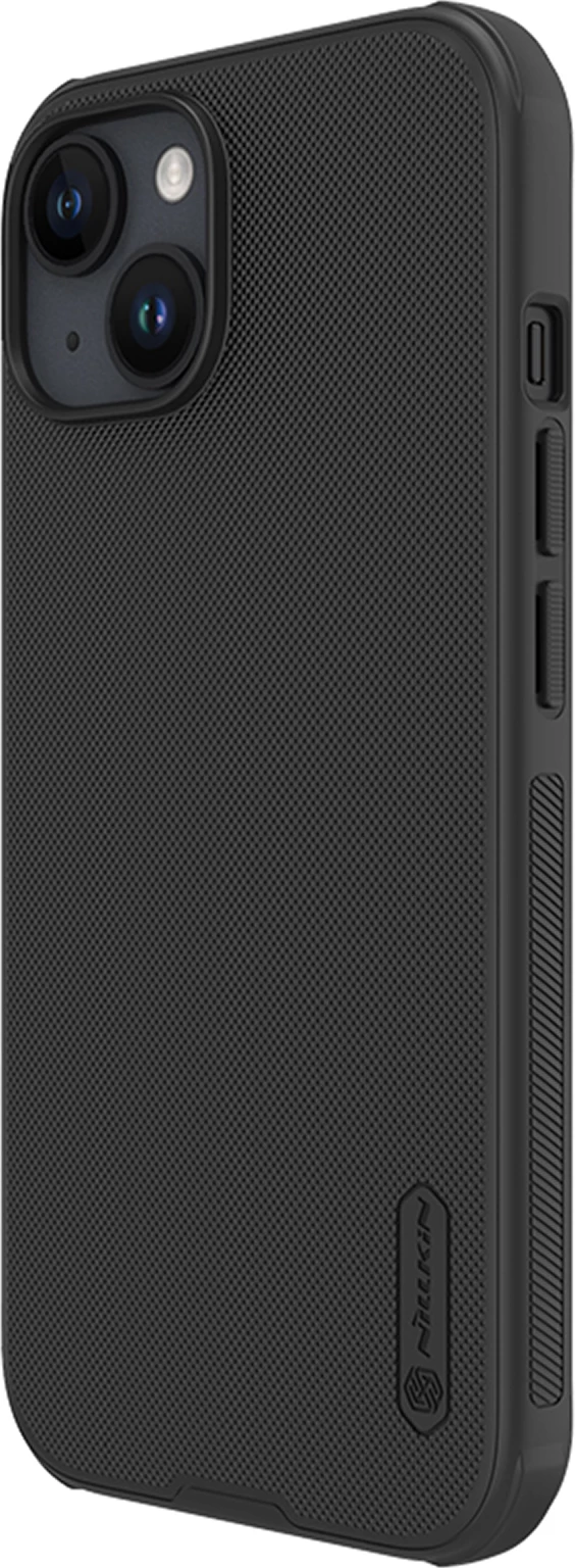 Mbështjellës Nillkin Super Frosted Shield Pro për iPhone 15, i zi