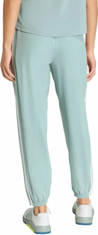 Pantallona sportive adidas Workout Essentials 3-Stripes Woven për femra, mint [Madhësia: XS]